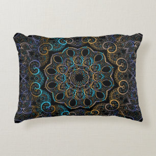 illustratie achtergrond. Mandala. Indische d Accent Kussen