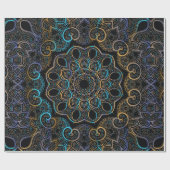 Illustratie achtergrond. Mandala. Indische d Cadeaupapier (Vlak)