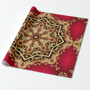 illustratie achtergrondlijst met parels en goud( cadeaupapier