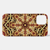 illustratie achtergrondlijst met parels en goud( Case-Mate iPhone case (Achterkant (horizontaal))