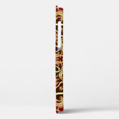 illustratie achtergrondlijst met parels en goud( Case-Mate iPhone case (Achterkant / Links)