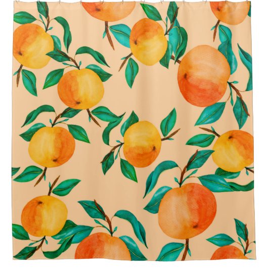  illustratie achtergrondmix voor waterverf douchegordijn (Voorkant)