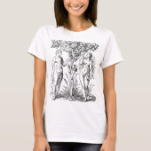 Illustratie Adam en Eva T-shirt (Voorkant)