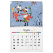 illustratie Afspelen van Kinderen en baby's Kalender (Jan 2027)