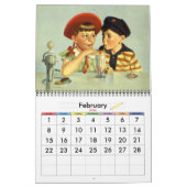  illustratie Afspelen van Kinderen en baby's Kalender (Feb 2026)