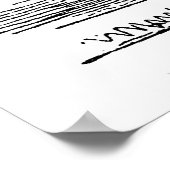  illustratie Alice in Wonderland Poster (Hoek)