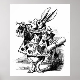  illustratie Alice in Wonderland Poster