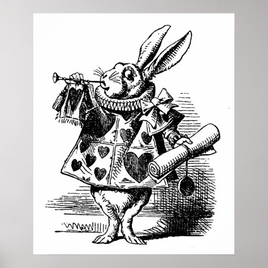  illustratie Alice in Wonderland Poster (Voorkant)