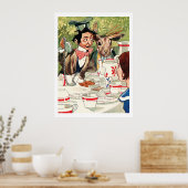 illustratie Alice in Wonderland Poster (Keuken)