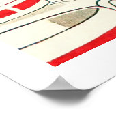 illustratie Alice in Wonderland Poster (Hoek)