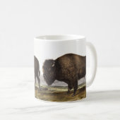 Illustratie Amerikaanse Bison (Bos Americanus) Koffiemok (Voorkant rechts)