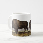 Illustratie Amerikaanse Bison (Bos Americanus) Koffiemok (Voorkant links)