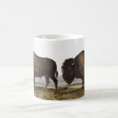 Illustratie Amerikaanse Bison (Bos Americanus) Koffiemok (Center)
