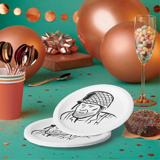 Illustratie Amerikaanse Soldaat Papieren Bordje