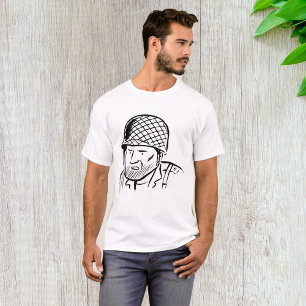 Illustratie Amerikaanse Soldaat T-shirt