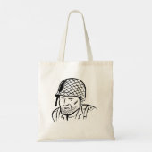 Illustratie Amerikaanse Soldaat Tote Bag (Achterkant)