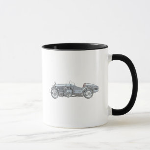 Illustratie Amilcar Race Car Mok