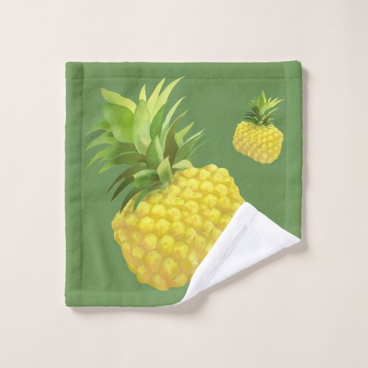 Illustratie ananas bad handdoek (Wasdoekje)