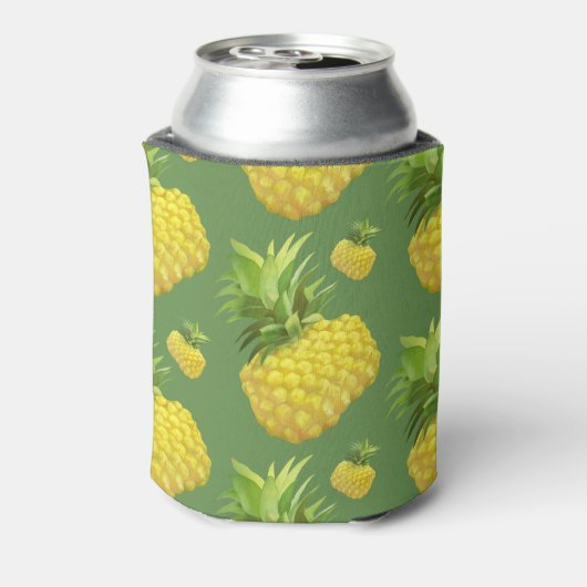Illustratie ananas blikjeskoeler (Blikje Achterkant)
