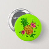 Illustratie ananas | Button (Voorkant /achterkant)