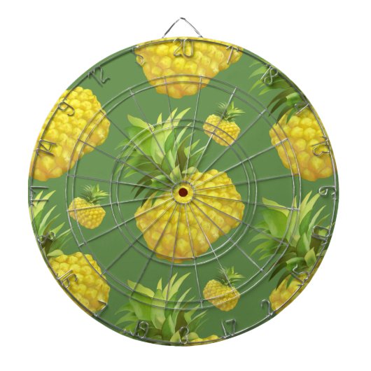 Illustratie ananas dartbord (Voorkant)