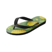 Illustratie ananas kinder teenslippers (Schuin)