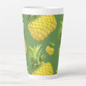 Illustratie ananas latte mok (Voorkant)