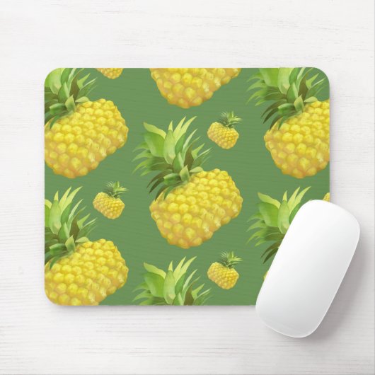 Illustratie ananas muismat (Met muis)