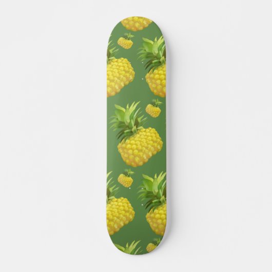 Illustratie ananas persoonlijk skateboard (Voorkant)