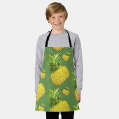 Illustratie ananas schort (Gedragen)