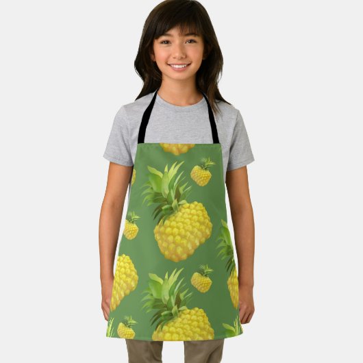 Illustratie ananas schort (Insitu)