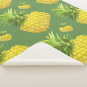 Illustratie ananas sherpa deken (3/4)