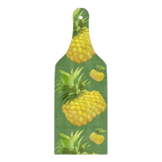 Illustratie ananas snijplank (Voorkant)