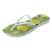 Illustratie ananas teenslippers (Schuin)