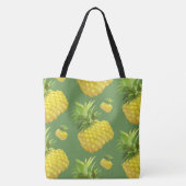 Illustratie ananas tote bag (Achterkant)