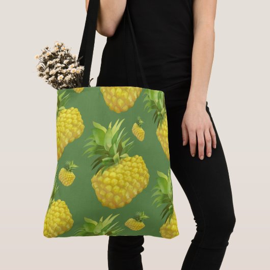 Illustratie ananas tote bag (Dichtbij)