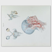 illustratie Anatomie Menselijk hoofd en ogen Cadeaupapier (Vlak)