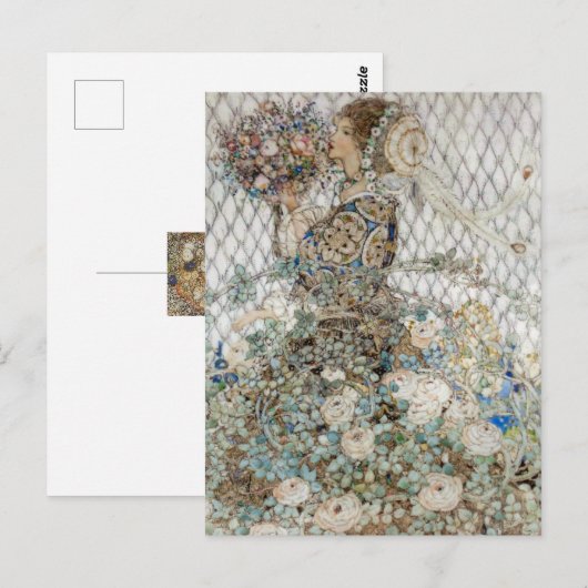  illustratie Annie French "Het Roos" Briefkaart (Voorkant / Achterkant)