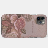 Illustratie Antiek roze rozen Case-Mate iPhone Case (Achterkant (horizontaal))