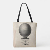 Illustratie Antiek vliegmachine Tote Bag (Achterkant)