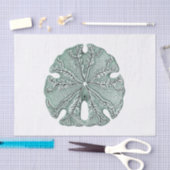 Illustratie Antiek Zee zandband Tissuepapier (Craft)