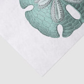 Illustratie Antiek Zee zandband Tissuepapier (Detail)