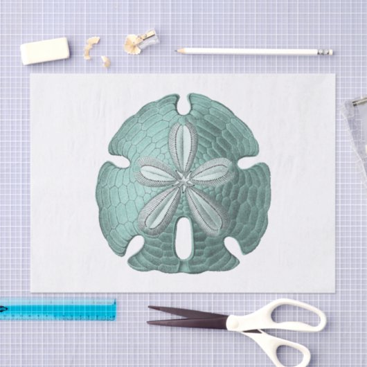 Illustratie Antiek Zee zandband Tissuepapier (Craft)