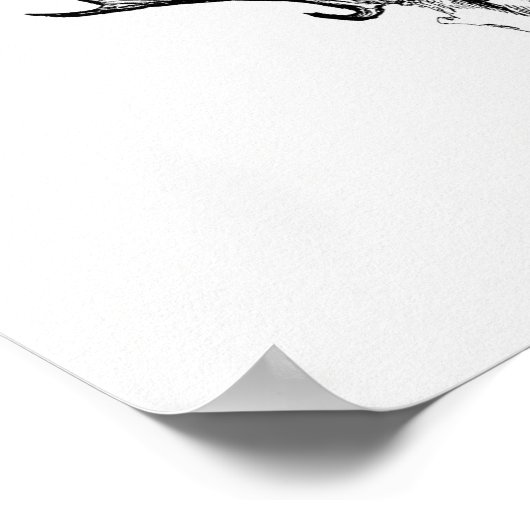 Illustratie  Antlers Poster (Hoek)