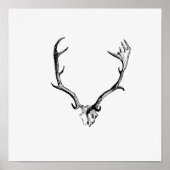 Illustratie  Antlers Poster (Voorkant)