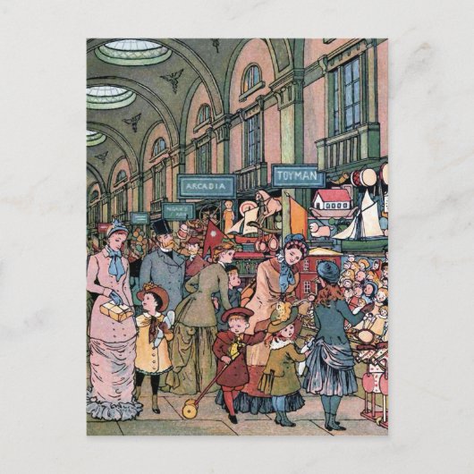 illustratie "Arcade" Briefkaart (Voorkant)