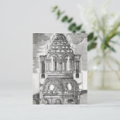 Illustratie architectuur briefkaart (Staand voorkant)