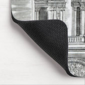 Illustratie architectuur muismat (Hoek)