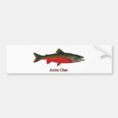 Illustratie Arctic Char Bumpersticker (Voorkant)