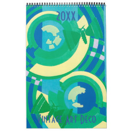 illustratie Art Deco Pochoir Patronen Kalender